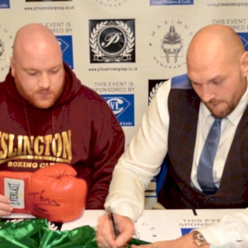 Reggie Hagland meeting Tyson Fury